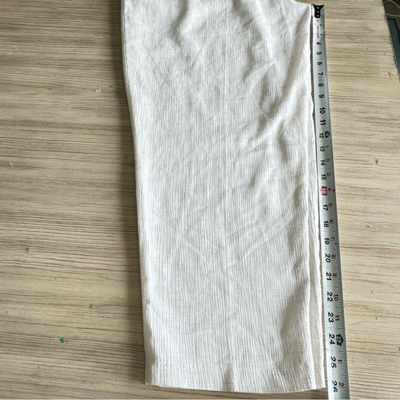 Briggs// High Waisted Wide leg Summer Shite Pants Size 16W - Picture 8 of 10